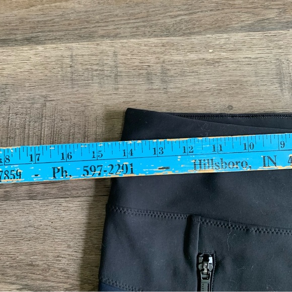 Athleta Stellar Tights Pants Navy Blue & Black Colorblock M office comfort - Picture 4 of 6